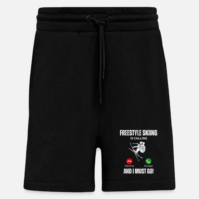 Freestyle-Ski-Berufung - Shorts - made by SPREAD - SOLID BLACK