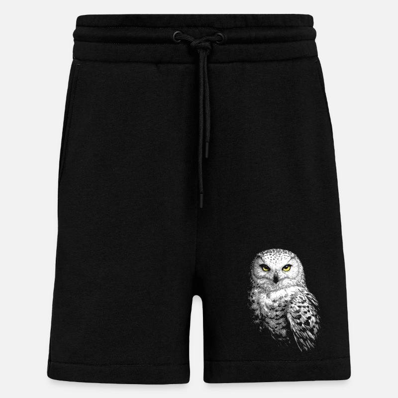 Schneeeule - Shorts - made by SPREAD - SOLID BLACK