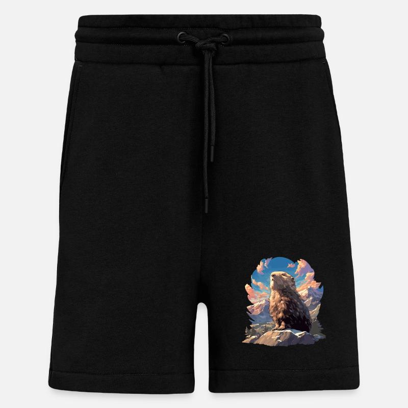 Lemminge Lemming - Shorts - made by SPREAD - SOLID BLACK