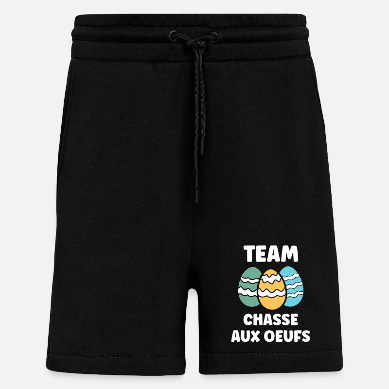 Easter, egg hunt - Shorts - made by SPREAD - SOLID BLACK