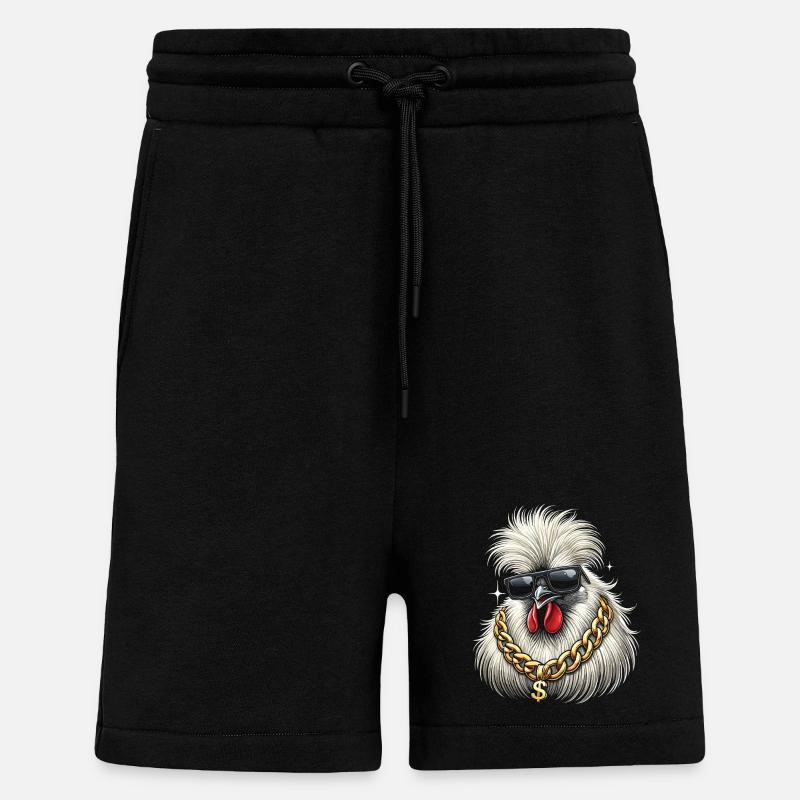 Seidenhuhn - Shorts - made by SPREAD - SOLID BLACK