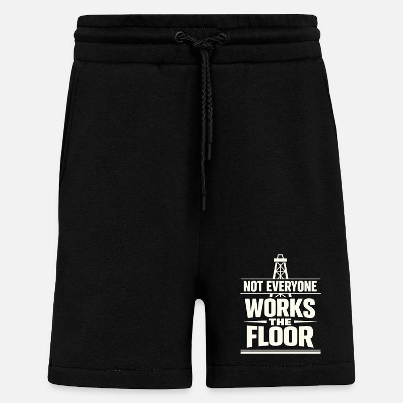 Offshore-bohrer-rig-bohrer Bohrboden Offshore - Shorts - made by SPREAD - SOLID BLACK