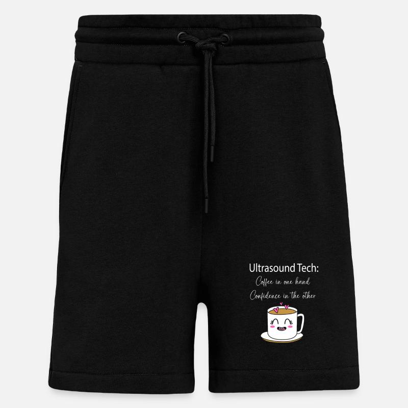 Ultrasonic Technician Ultrasonic Technician - Shorts - made by SPREAD - SOLID BLACK