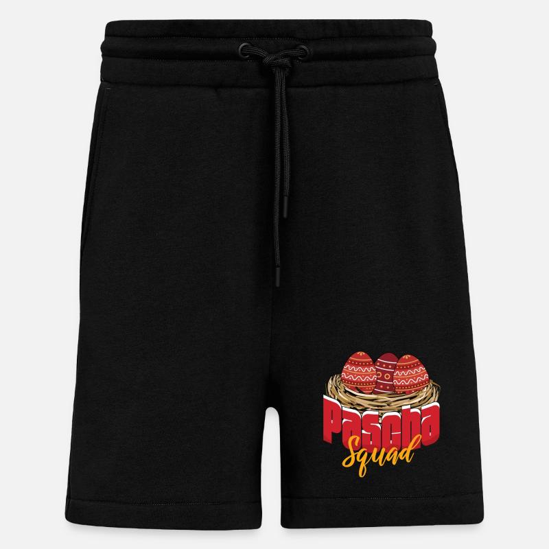 Pascha Squad Orthodox Easter Greek Easter - Shorts - made by SPREAD - SOLID BLACK