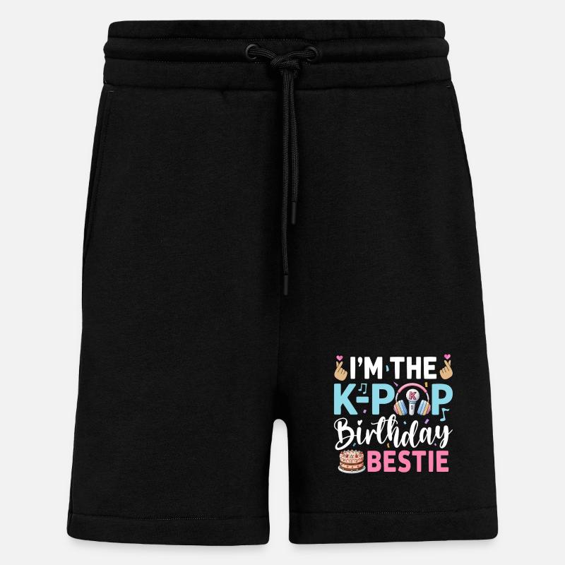 I'm The K-Pop Birthday Beast - Shorts - made by SPREAD - SOLID BLACK