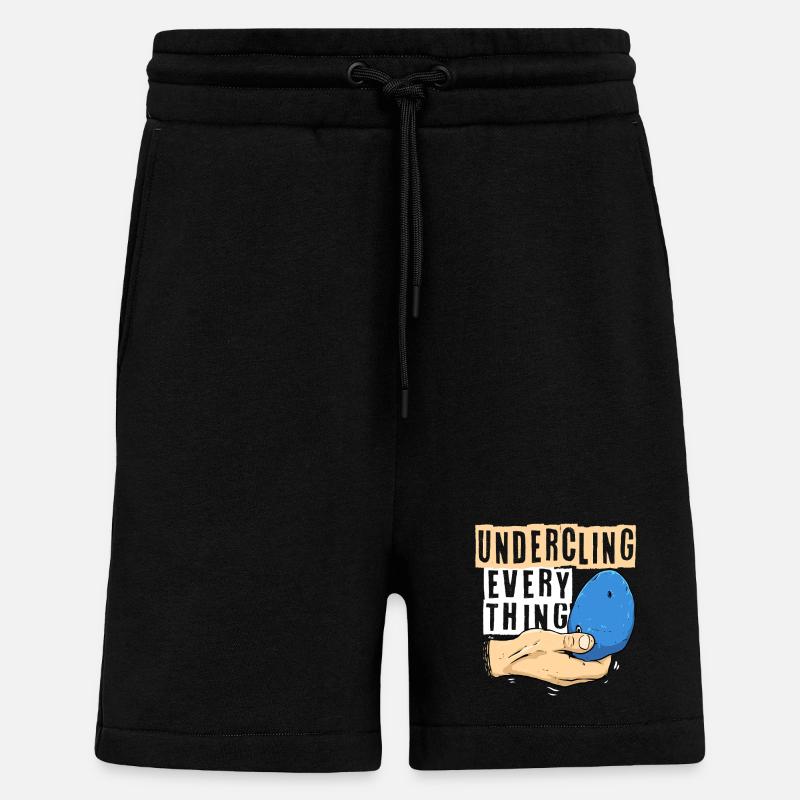 Indoor Climbing Indoor Climbing - Shorts - made by SPREAD - SOLID BLACK