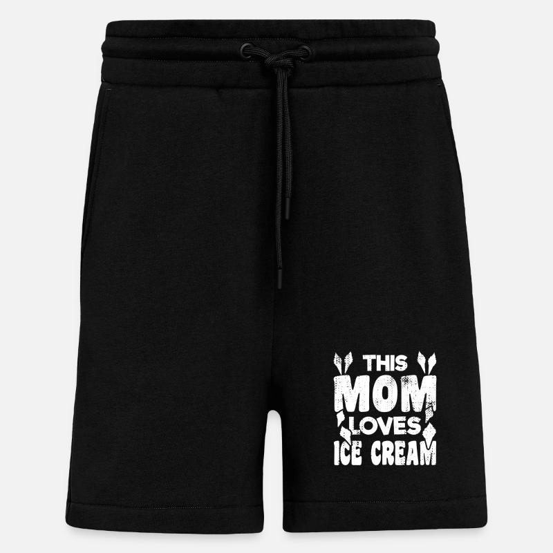 Eiscreme Mutter - Shorts - made by SPREAD - SOLID BLACK