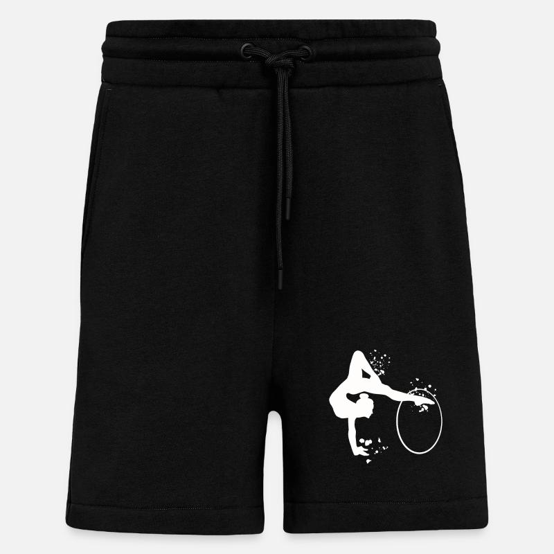 Gymnastics Hoops Rhythmic Gymnastics - Shorts - made by SPREAD - SOLID BLACK