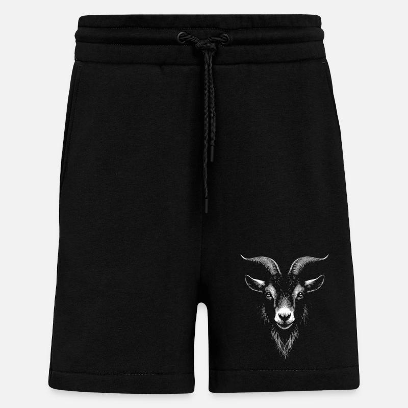  Ziege - Shorts - made by SPREAD - SOLID BLACK
