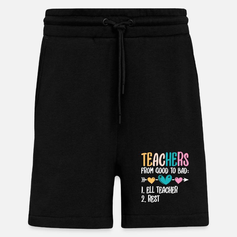 ELL-Lehrer englische Sprache - Shorts - made by SPREAD - SOLID BLACK