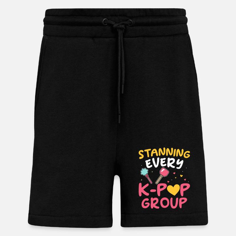 Stanning Every K-pop Group - Shorts - made by SPREAD - SOLID BLACK