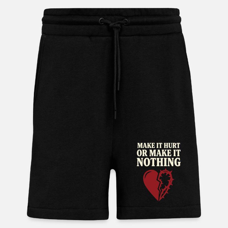 Vampiric Romantic Romance Goth Dark - Shorts - made by SPREAD - SOLID BLACK