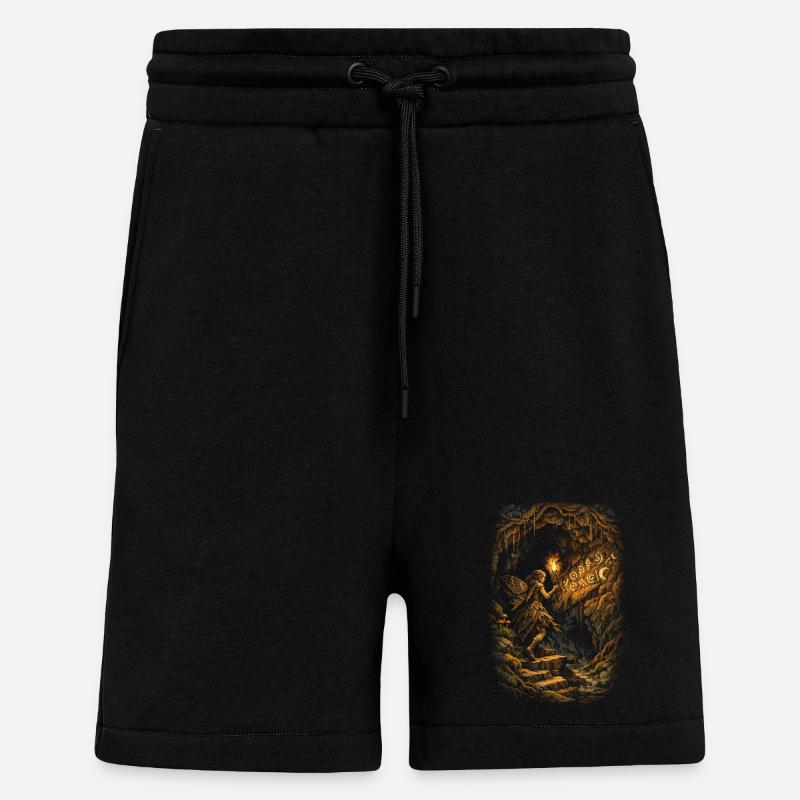 Fairycore Fairy Gothic - Shorts - made by SPREAD - SOLID BLACK