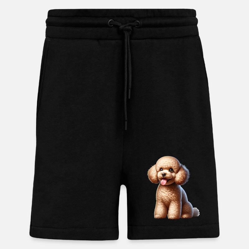 Poodle - Shorts - made by SPREAD - SOLID BLACK
