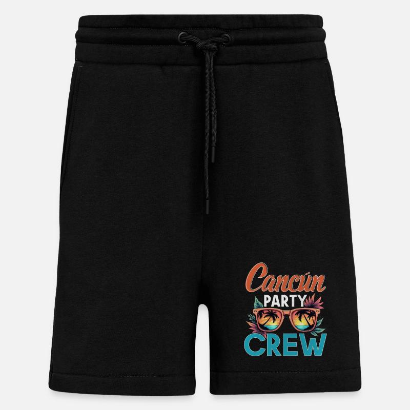 Cancun Crew - Shorts - made by SPREAD - SOLID BLACK