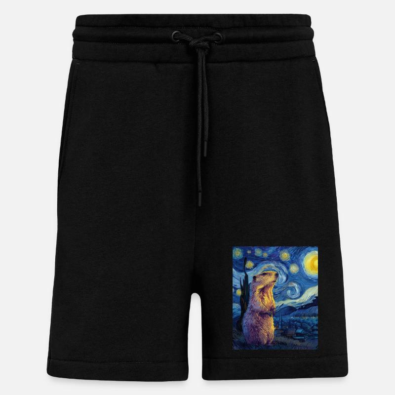 Murmeltier - Shorts - made by SPREAD - SOLID BLACK