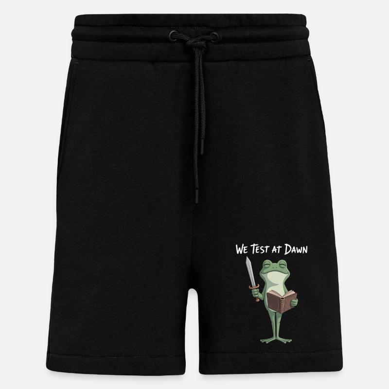 Dawn Test Froschritter - Shorts - made by SPREAD - SOLID BLACK