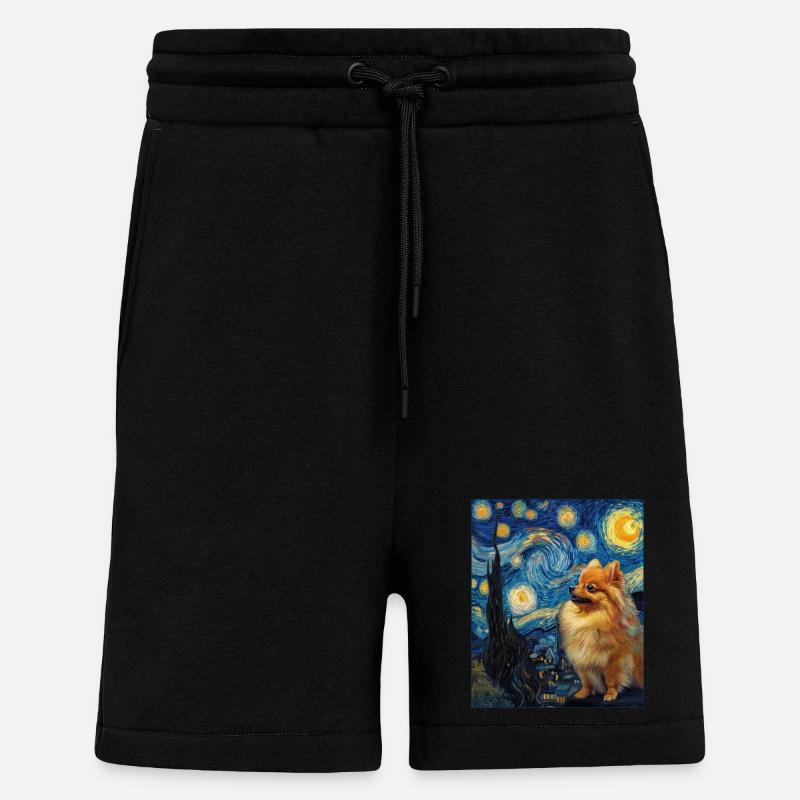 Zwergspitz Spitz Pomeranian - Shorts - made by SPREAD - SOLID BLACK