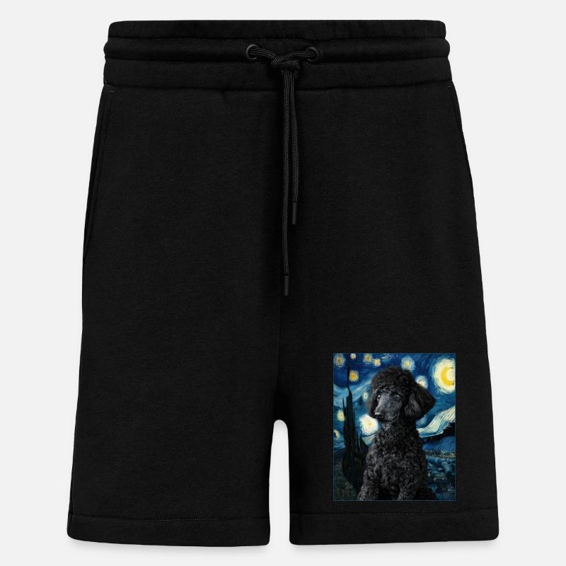 Poodle - Shorts - made by SPREAD - SOLID BLACK