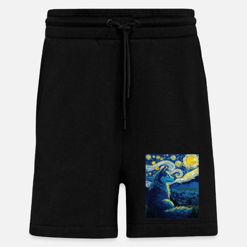 Wolf - Shorts - made by SPREAD - SOLID BLACK