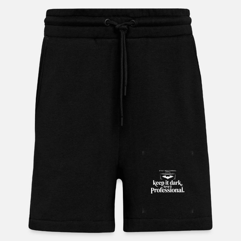 Nächtliche berufliche Ethos - Shorts - made by SPREAD - SOLID BLACK
