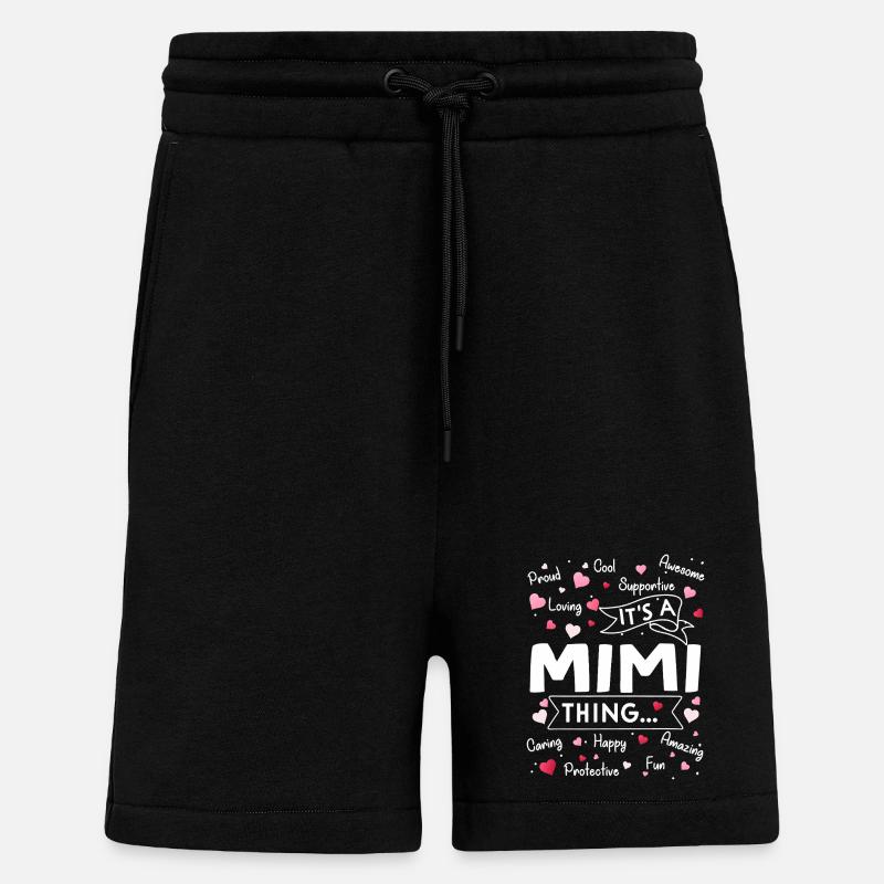 It's a Mimi Thing - Shorts - made by SPREAD - SOLID BLACK