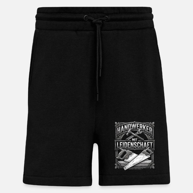 Handwerker Leidenschaft Qualität Tradition - Shorts - made by SPREAD - SOLID BLACK
