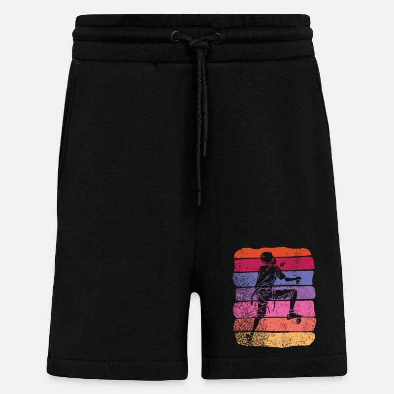 Boulderer Boulder Bouldering - Shorts - made by SPREAD - SOLID BLACK