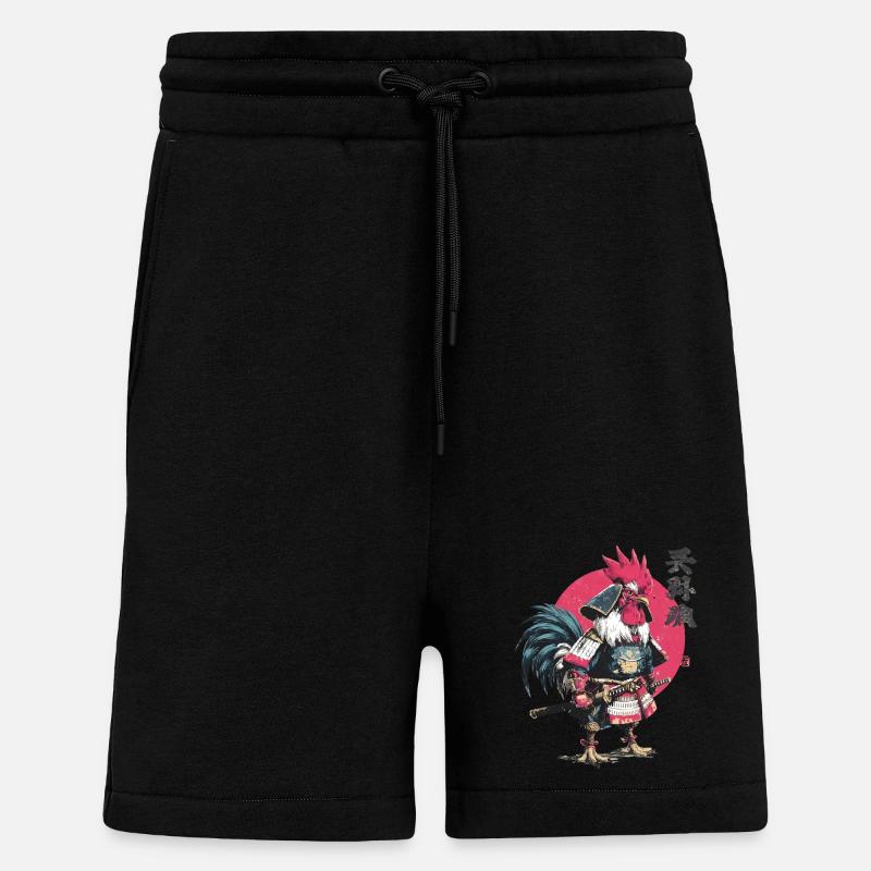Hahn-Samurai-Rüstung - Shorts - made by SPREAD - SOLID BLACK