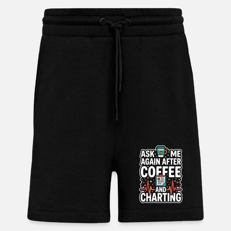 Nachtschicht-krankenschwester, Müde - Shorts - made by SPREAD - SOLID BLACK