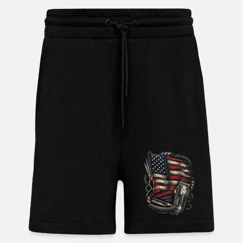 Barber Barbier - Shorts - made by SPREAD - SOLID BLACK