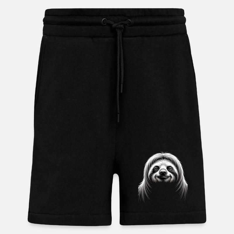 Sloth - Shorts - made by SPREAD - SOLID BLACK
