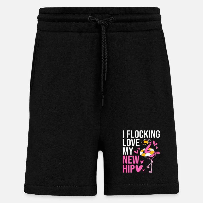 Hips Hips Hip Joint - Shorts - made by SPREAD - SOLID BLACK