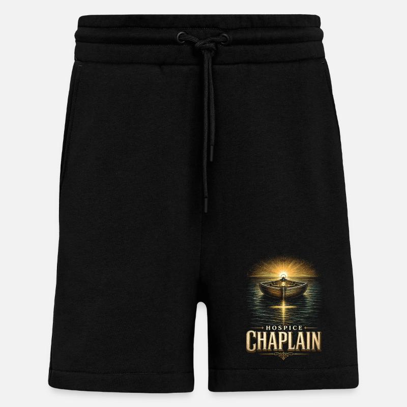 Chaplain, cleric, pastor, hospice priest - Shorts - made by SPREAD - SOLID BLACK