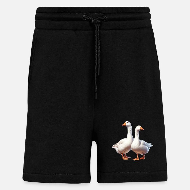 Oie - Short bio décontracté fabriqué en UE - SOLID BLACK