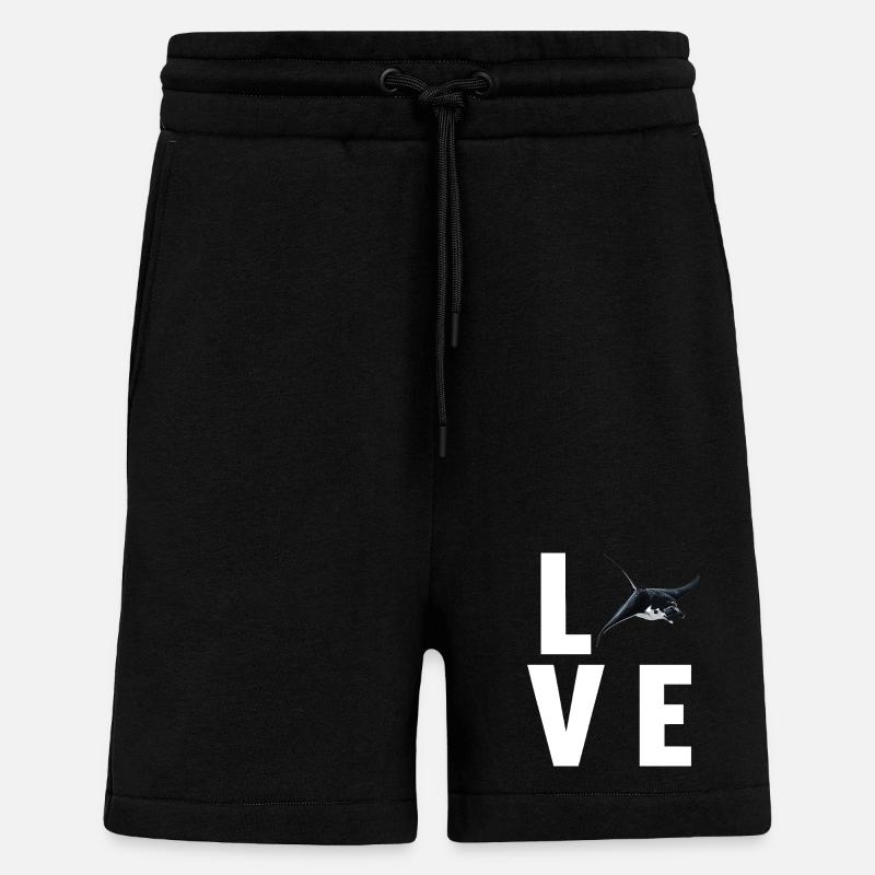 Rays Manta Rays - Shorts - made by SPREAD - SOLID BLACK