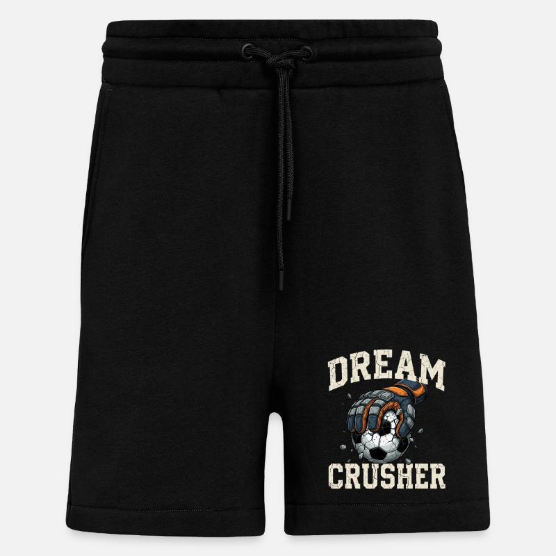 Soccer Dream Crusher - Shorts - made by SPREAD - SOLID BLACK
