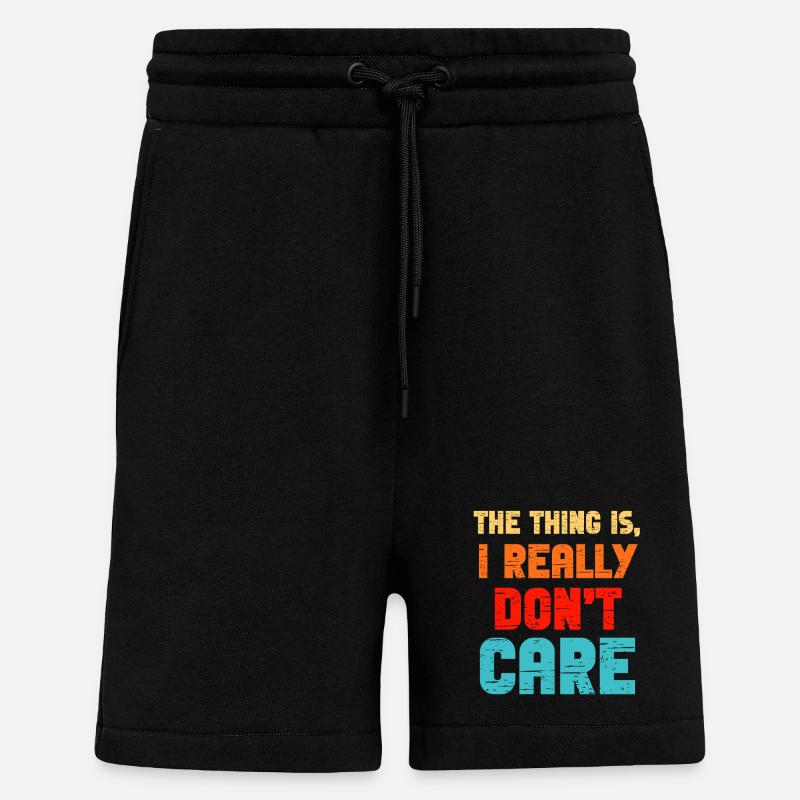 Ist mir wirklich egal. - Shorts - made by SPREAD - SOLID BLACK