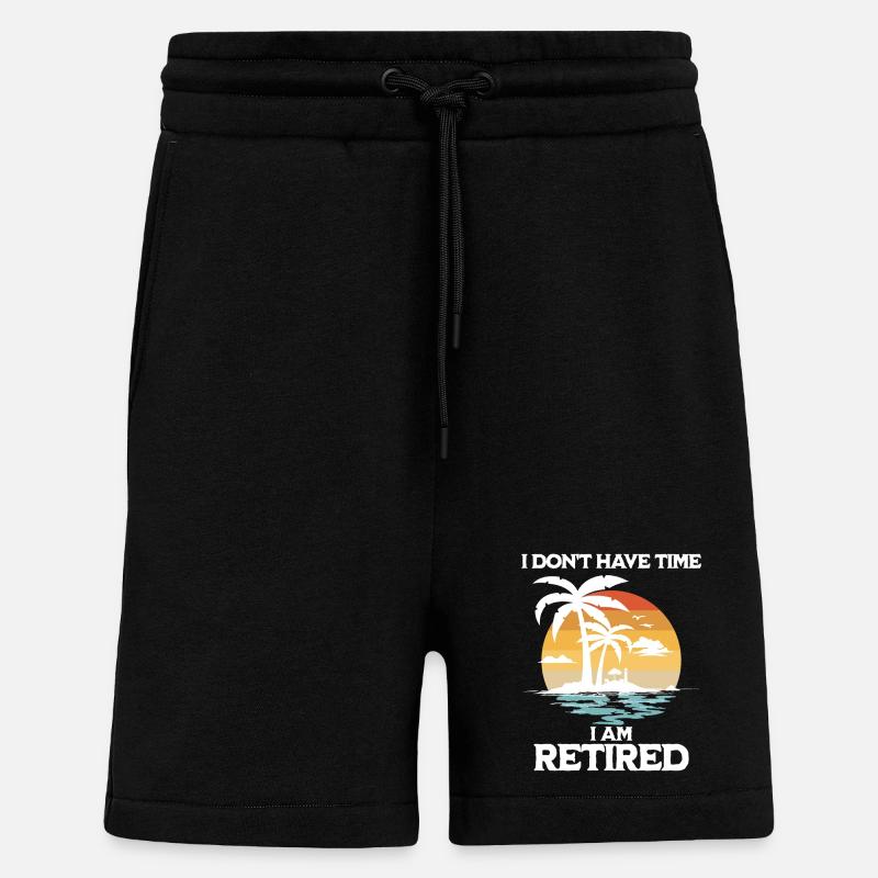 Ruhestand Keine Zeit - Shorts - made by SPREAD - SOLID BLACK