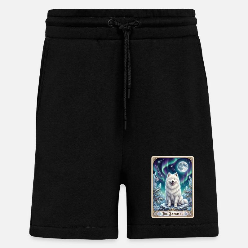 Samojede unter Nordlichtern - Shorts - made by SPREAD - SOLID BLACK