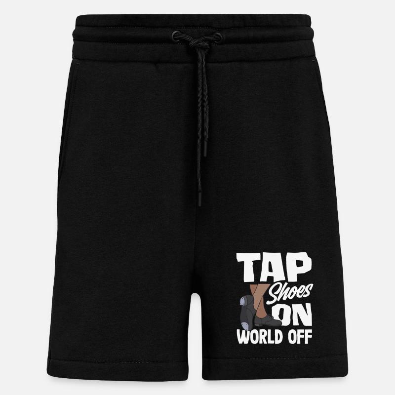 Stepptänzer, Steppschuhe, Tap Dance - Shorts - made by SPREAD - SOLID BLACK