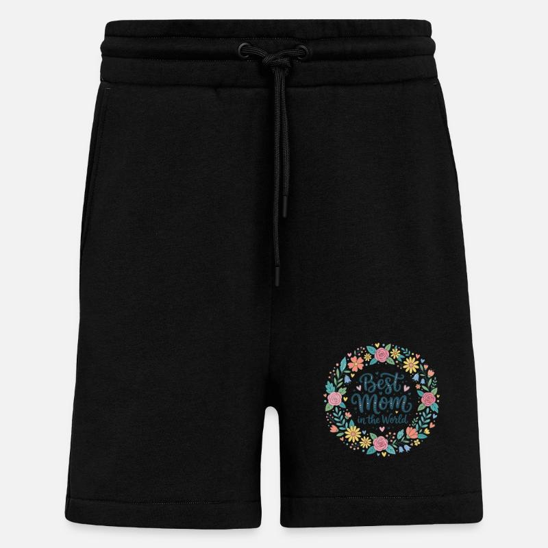 Beste Mama - Shorts - made by SPREAD - SOLID BLACK