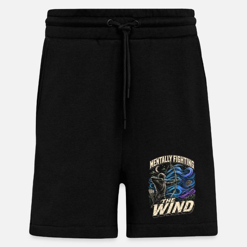 Archery Archer - Shorts - made by SPREAD - SOLID BLACK