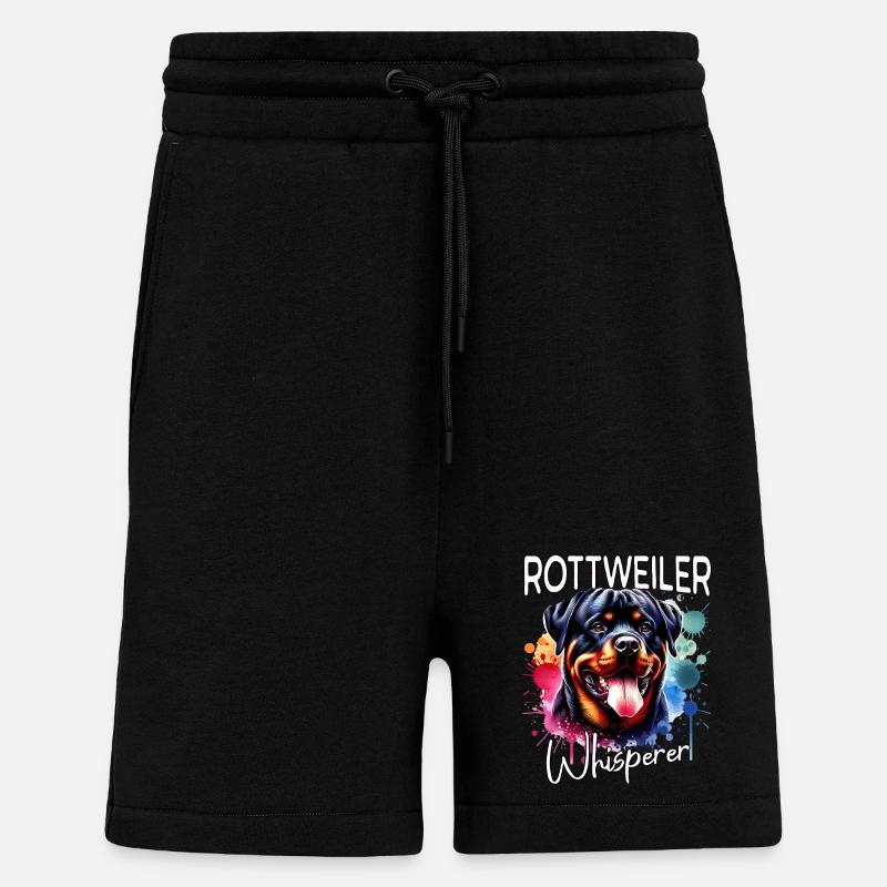 Rottweiler Flüsterer - Shorts - made by SPREAD - SOLID BLACK