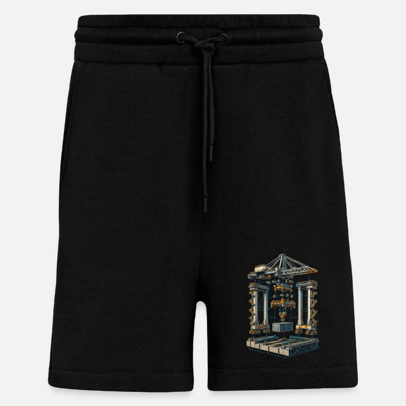 docker - Short bio décontracté fabriqué en UE - SOLID BLACK