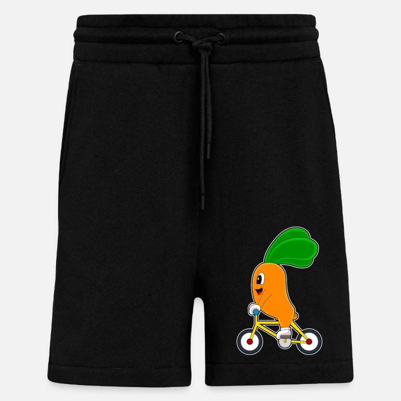 Carotte Vélo - Short bio décontracté fabriqué en UE - SOLID BLACK