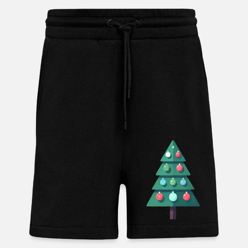 Tannenbaum mit Kugeln - Shorts - made by SPREAD - SOLID BLACK