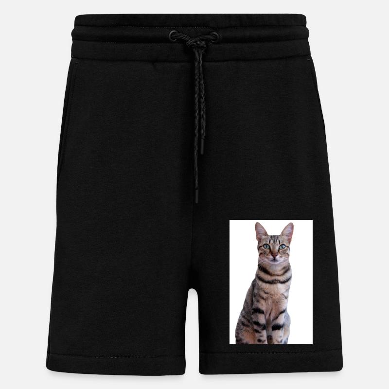 Katze Kätzchen - Shorts - made by SPREAD - SOLID BLACK