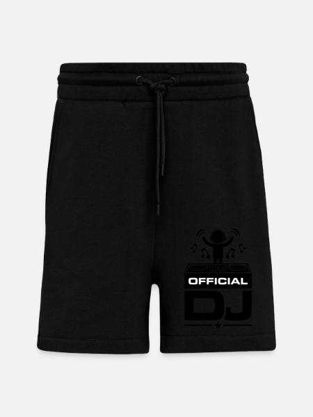 Dj Turntables - Shorts - made by SPREAD - SOLID BLACK