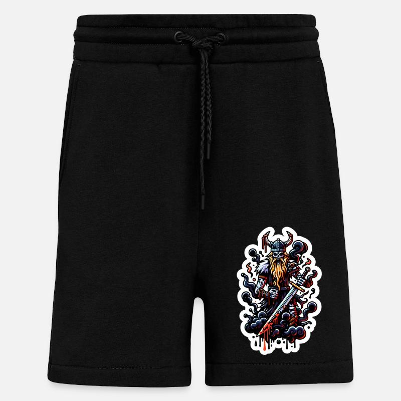 Vikings Resurrection - Shorts - made by SPREAD - SOLID BLACK